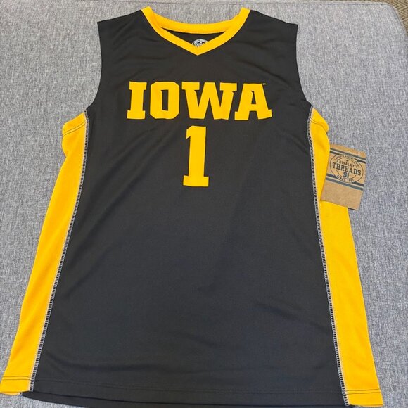 NCAA Iowa Hawkeyes Boys' Basketball Jersey, X Small - Picture 1 of 5